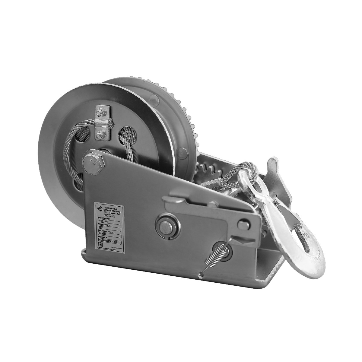 0 - Лебедка ручная барабанная  (канат) GEARSEN FD 1120