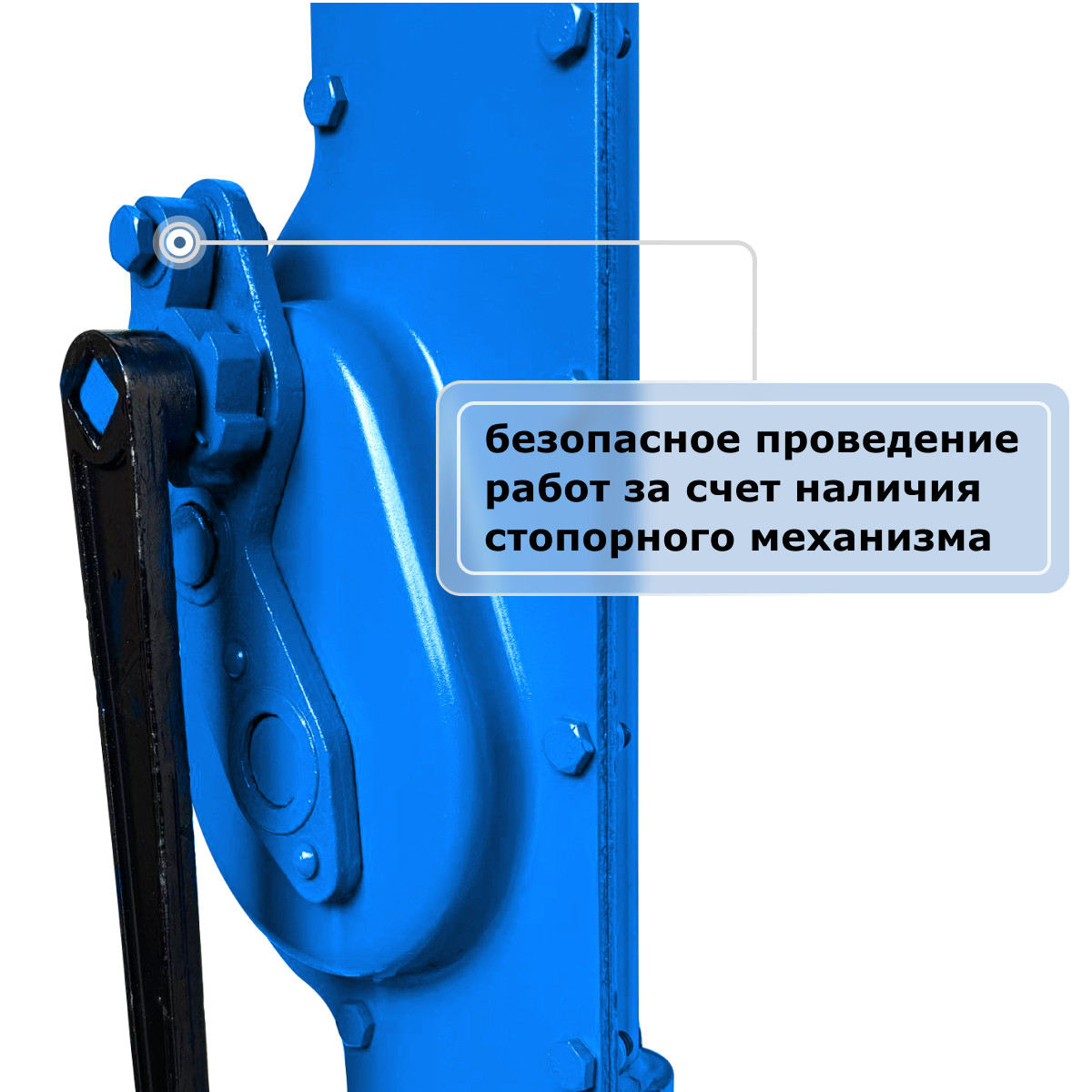 3 - Домкрат реечный GEARSEN 3,0 т, (GRJ 30)